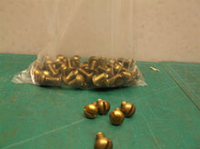 (55) #10-24 x 3/8 Round Head Slotted Machine Screws Brass