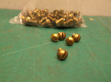 (55) #10-24 x 3/8 Round Head Slotted Machine Screws Brass