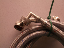 set of 2 right angled washing machine hoses