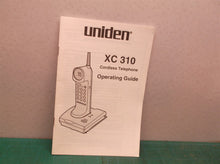 Manual only for a uniden xc 310 cordless telephone ds1