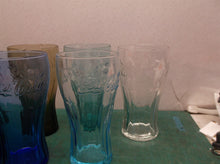 Lot of 9 various coca cola glasses