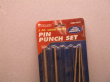 PITTSBURGH 93111 Long Drive Pin Punch Set 5 Piece Carbon Steel Black Oxide Tool