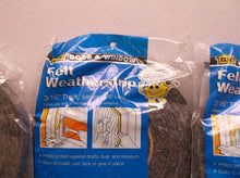 (3) M-D 3/16" x 5/8" x 17' Felt Weather-strip Tape
