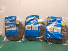 (3) M-D 3/16" x 5/8" x 17' Felt Weather-strip Tape