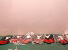 assorted lot of us navy ranking patch red