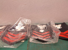 assorted lot of us navy ranking patch red