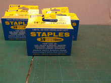 5 boxes Arrow Fastener 606 Wide Crown Swingline Heavy Duty 3/8-Inch Staples, 1,0
