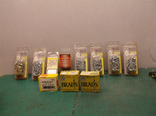 lot of 11 boxes tacks brads and pins