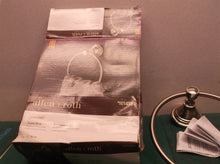 Allen + Roth Jordon Brushed Nickel Wall Mount Towel Ring no mounting bracket or