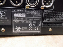Sony HDW-M2000 HDCAM Multiple Format Digital Recorder Power On Tested