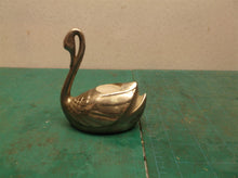 Vintage Silver Plated Figural Swan Candle Holder
