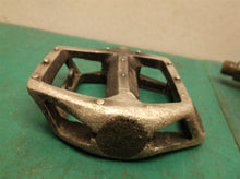 Haro Black Aluminum Bike Pedals 9/16" LU-313 Vintage Old Mid School BMX