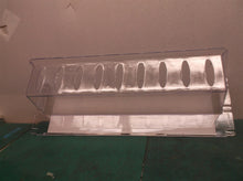Fireball Clear Polycarbonate Cooler Door Beverage Rack HVL-16 18 1/4"L x 4 1/2"W