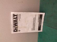 manual only for a DEWALT MODEL #DXV09P 9 GALLON WET/DRY SHOP VACUUM