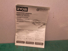 Manual only for a Ryobi P131 18V Dual Chemistry 12v In-Vehicle Charger!