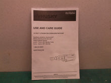Manual for a Husky H38CPRAT 3/8” 12V Cordless Ratchet