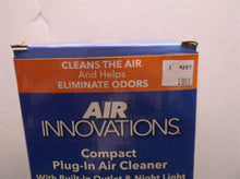 Air Innovations Compact Plug-In Air Cleaner Outlet Night Light Odor Eliminator