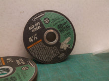 Warrior Cut Off Wheels 4 1/2” 7/8" Arbor 40 Grit Metal Aluminum Oxide