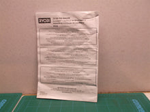 RYOBI P318 18V Cordless AirStrike Operators Manual