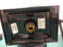 black outdoor pocket wall lantern