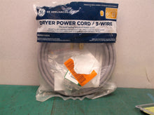 General Electric WX09X10004 6-Feet 30-Amp 3-prong Wire Dryer Cord , Gray