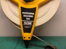 50m 185 FT Open Reel Portable Professional Plastic Tape Measure Measuring Tape