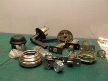 assorted door knob parts