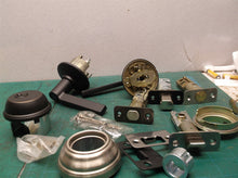 assorted door knob parts