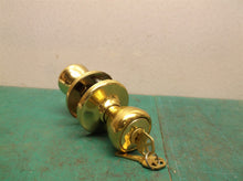 Kwikset Cameron Polished Brass No Deadbolt Keyed Entry Door Knob