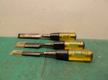 Buck Bros 3-pc Chisel Set (1/2", 3/4", 1") 3-Pack Woodworking Chisels Set
