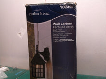HARBOR BREEZE Black Outdoor Wall Light NO HARDWARE