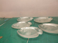 lot of 10 6 1/4x 5 Clear Glass Fish Dish