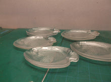 lot of 10 6 1/4x 5 Clear Glass Fish Dish