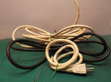 lot of 4, 2white, 1grey, 1black cable