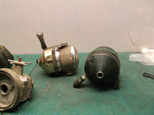 lot of 3 Zebco closed face reel, with Shakespeare reel for parts