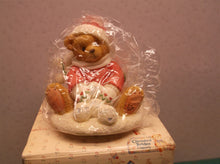 VTG Enesco Cherished Teddies Figurine Ted Snowballs 269727 1997 A1