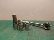 misc. off a 1/2 Socket set with ratchet no brand