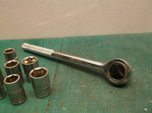 misc. off a 1/2 Socket set with ratchet no brand