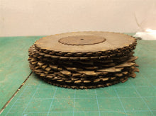 stack of 27 circular saw blades 3 to 7 inch for crafts or misc.