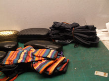 assorted lot of glasses case and cloth holders