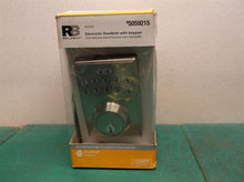 RELIABILT Bragg Satin Nickel Single Cylinder Electronic Deadbolt Lighted Keypad