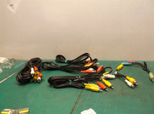 lot of assorted rca cables