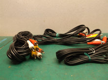 lot of assorted rca cables