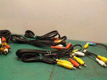 lot of assorted rca cables