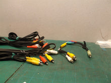 lot of assorted rca cables