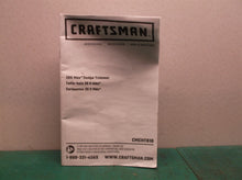 instruction manual for CRAFTSMAN 20-Volt Max 20-in Dual Cordless Electric Hedge