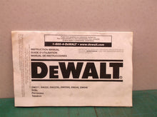 Instruction Manual for Dewalt Random Orbital Sander DW217,DW222,DW223G,DW245,DW2