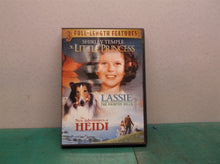 3 Full-length Features Dvd the little princess, lassie, the new adventures of he