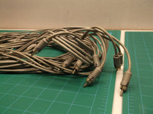 assorted lot of 8 male rca to male rca with 1/4 male mono adapter