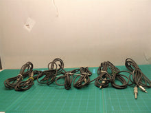 assorted lot of male rca to 1/4 mono 8ft cable 8